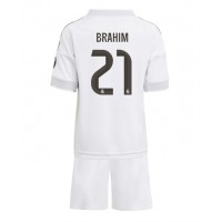 Real Madrid Brahim Diaz #21 Hemmatröja Barn 2025-26 Kortärmad (+ Korta byxor)